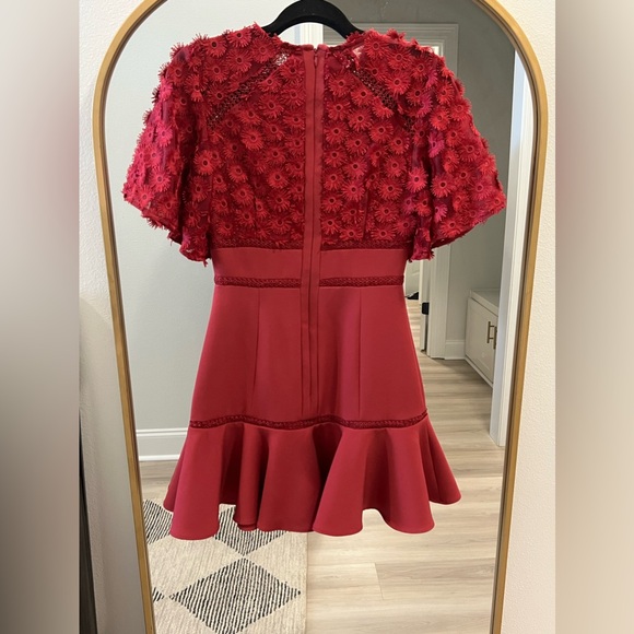 Beautiful Anthropologie rosabelle raspberry dress - Picture 6 of 7